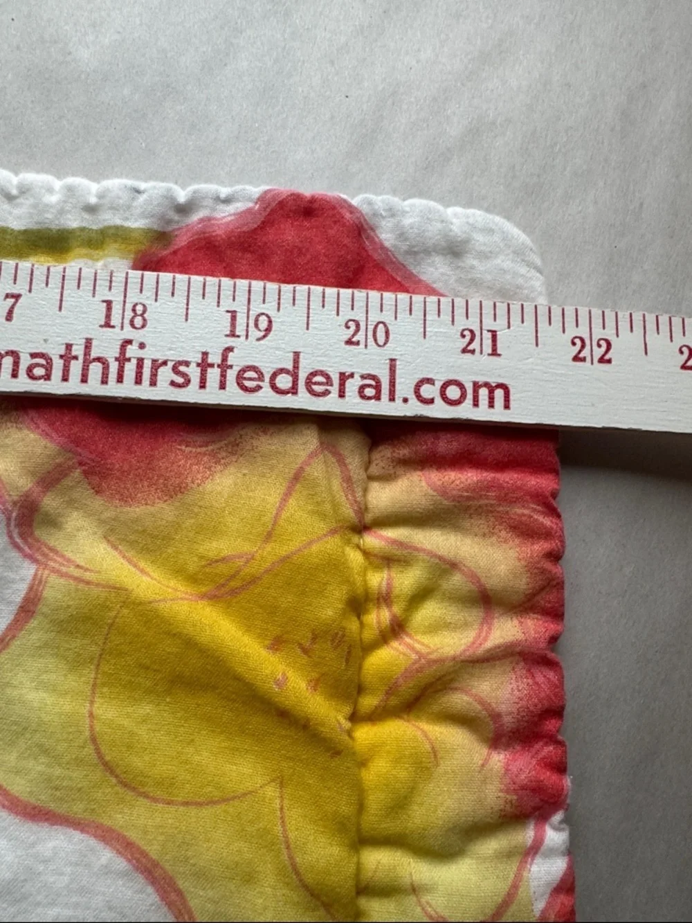 Floral quilted pillow sham standard 100% cotton multi color vibrant cottagecore